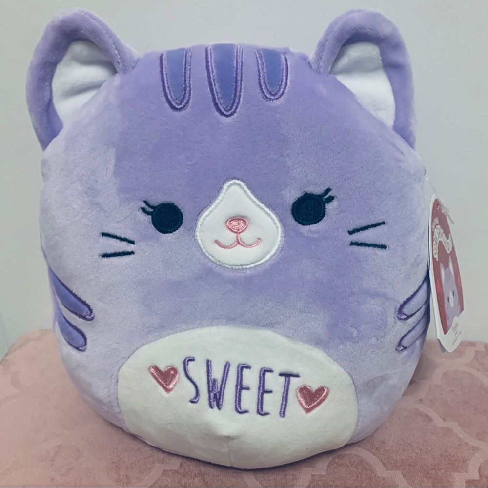 Squishmallow Tabitha Tabby Cat 🐱 , Valentine ♥️, Sweet Kitten, 8” New
